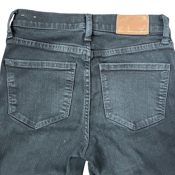 Madewell 9" Mid-Rise Roadtripper Skinny Jeans in Bennett Wash Black Sz 24 (00) - Picture 8 of 11